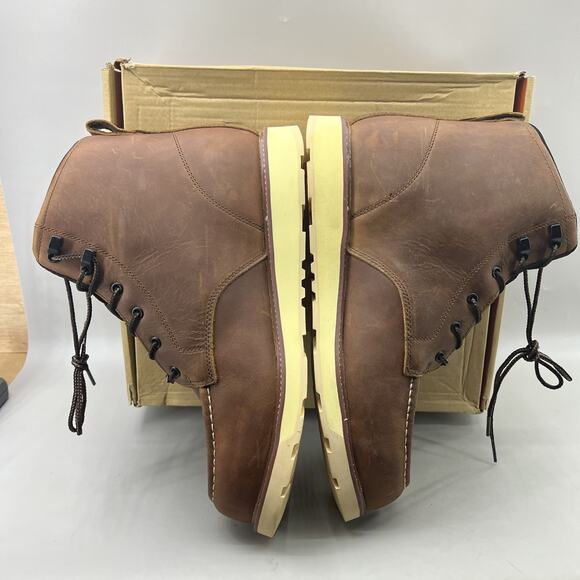 Brown Leather Men's Boots - Picture 6 of 10